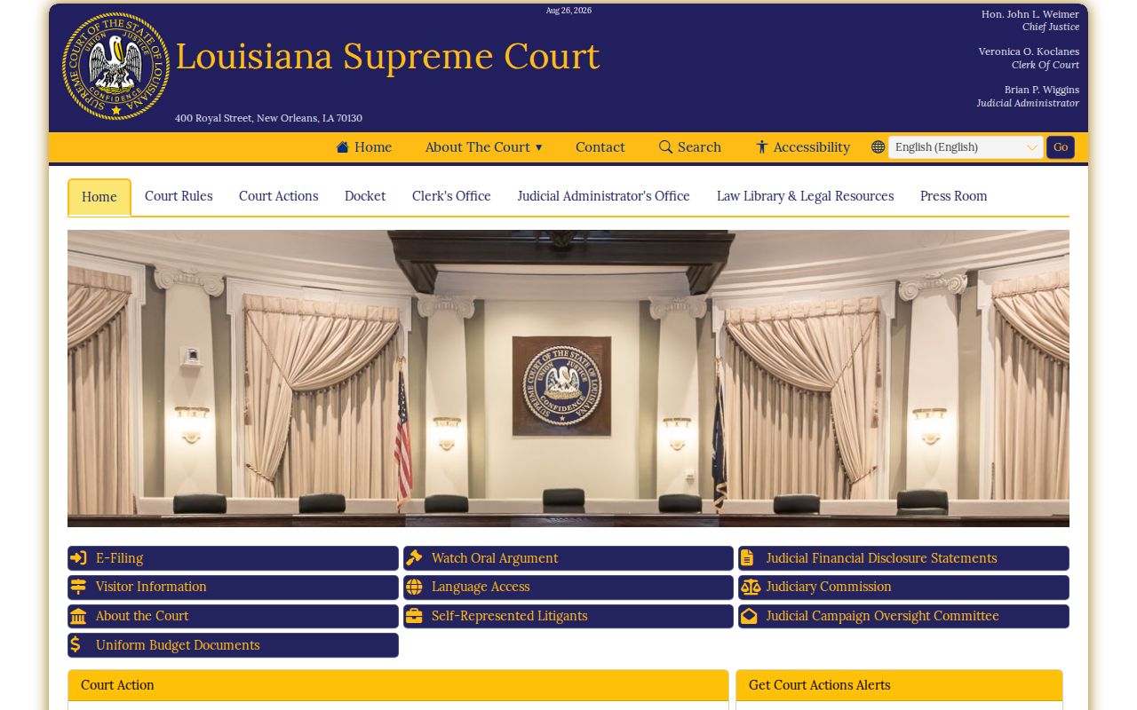 Claiborne Parish court docket Louisiana Supreme Court source